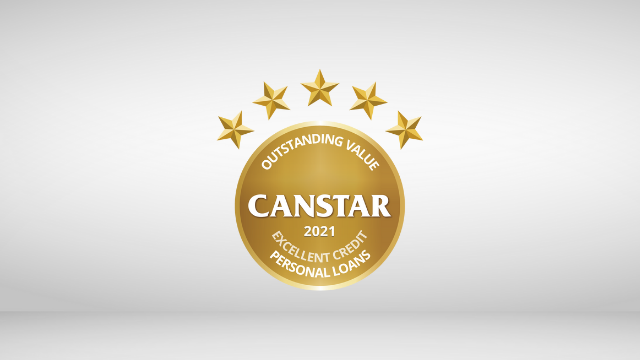 Excellent Credit Personal Loan 2021 Award image