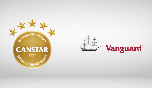 Vanguard Canstar ETF Award winner 2021