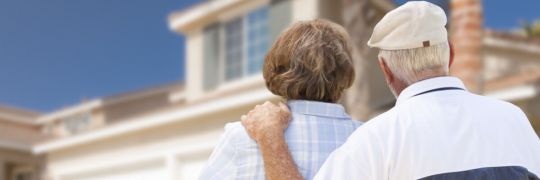 A retired couple and their home