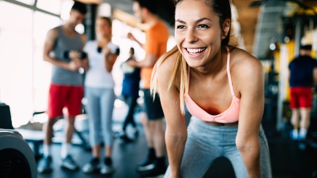 Woman in gym