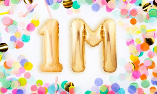 How much interest can I earn on 1 million dollars represented by balloons.