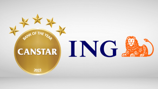 2022 Bank of the Year winner logo - ING
