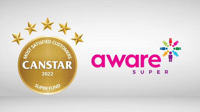 2022 MSC Super Award winner logo - Aware Super