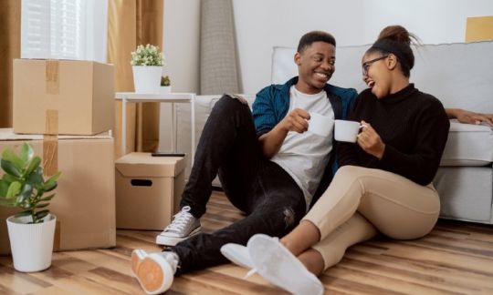 Couple first home