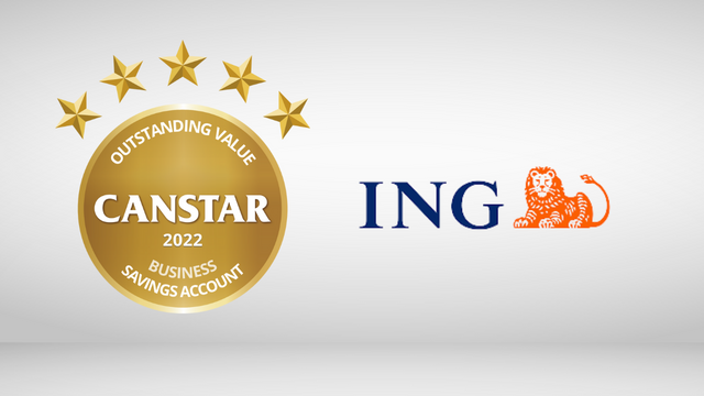 Business Savings & Transaction winner logo - ING