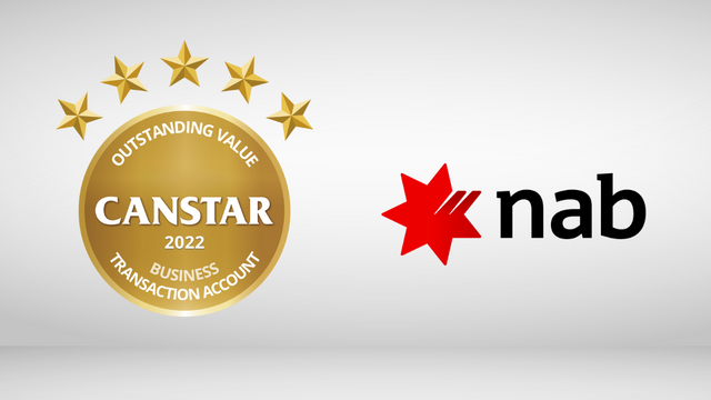 Business Savings & Transaction winner logo - NAB