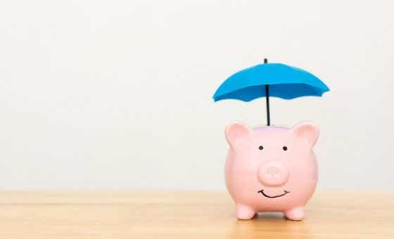 Piggy bank umbrella