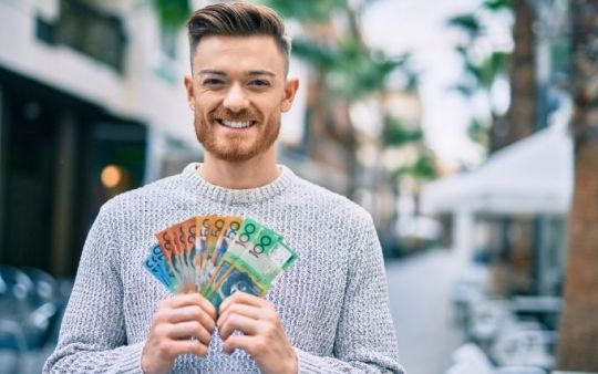 Man with cash