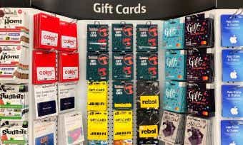 Can I buy gift cards with a credit card?