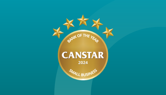2024 small business bank of the year award logo