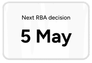 The next RBA decision will be announced on the 5th of May 2026.