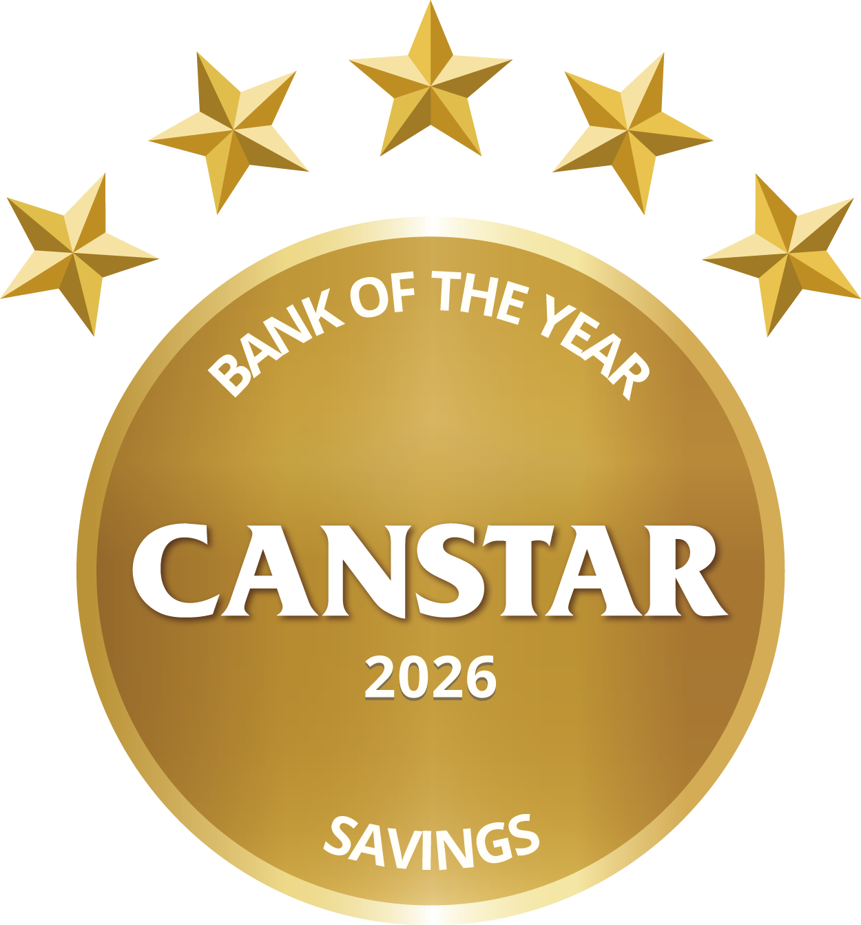 Canstar 2026 Bank of the Year - Savings Award