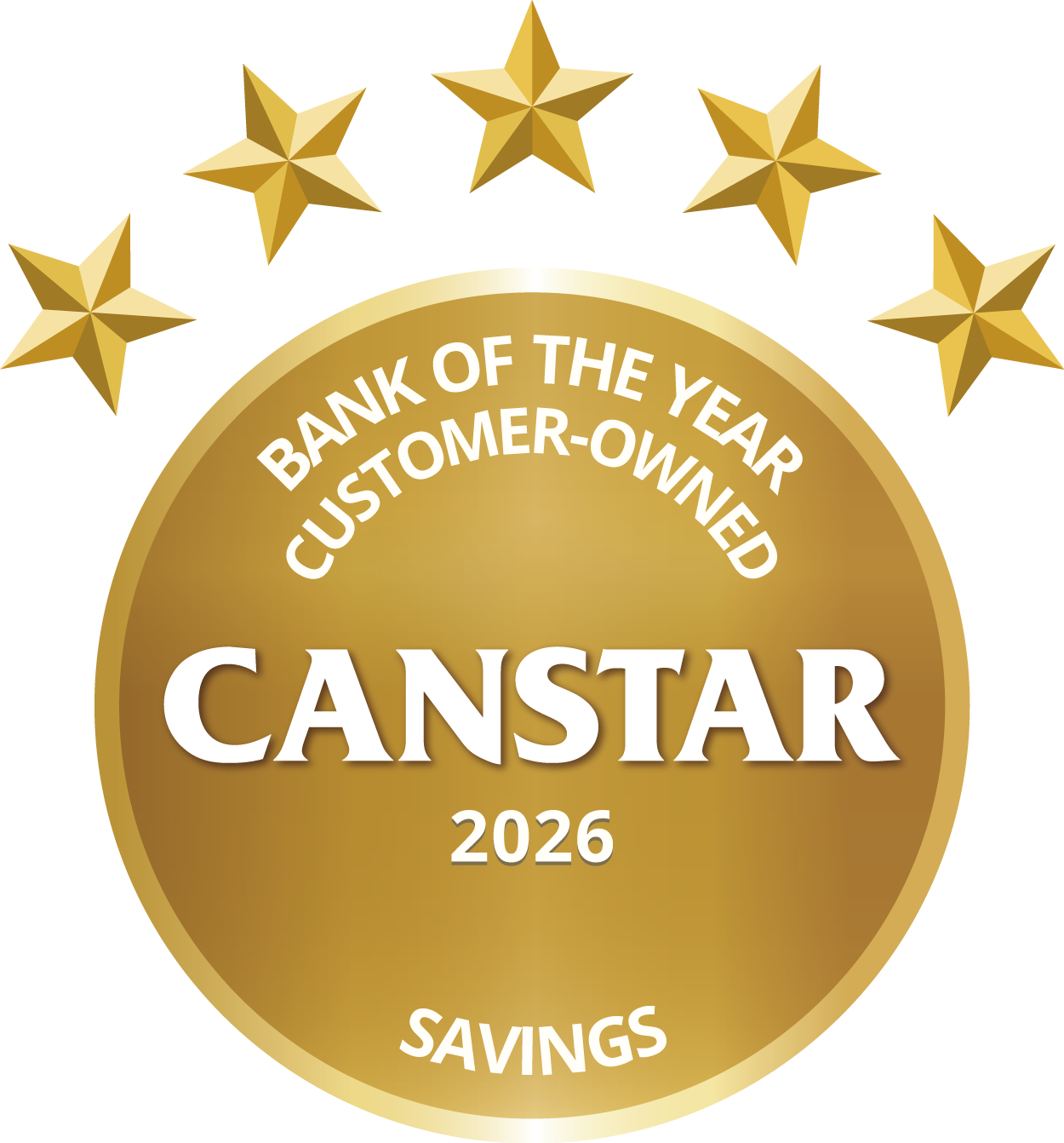 Canstar 2026 Customer-Owned Bank of the Year - Savings Award