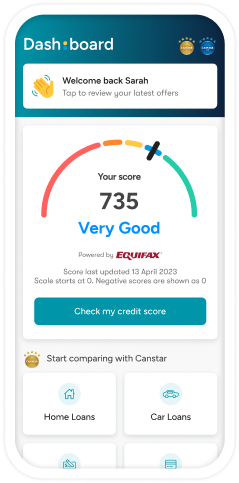 Canstar App - Dashboard