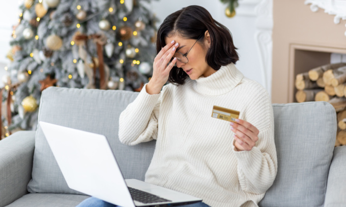 Christmas credit card debt