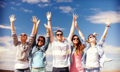 A group of youngsters representing the title, "Health Insurance for Young Adults - Do You Need It?"