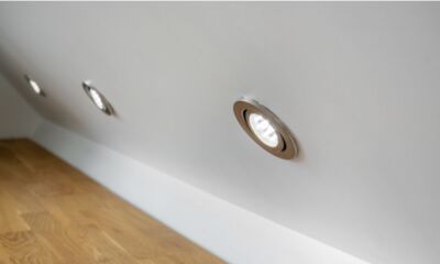 downlights installed in home