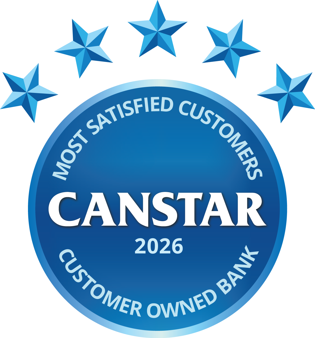 Canstar 2026 Most Satisfied Customers Award Customer Owned Bank