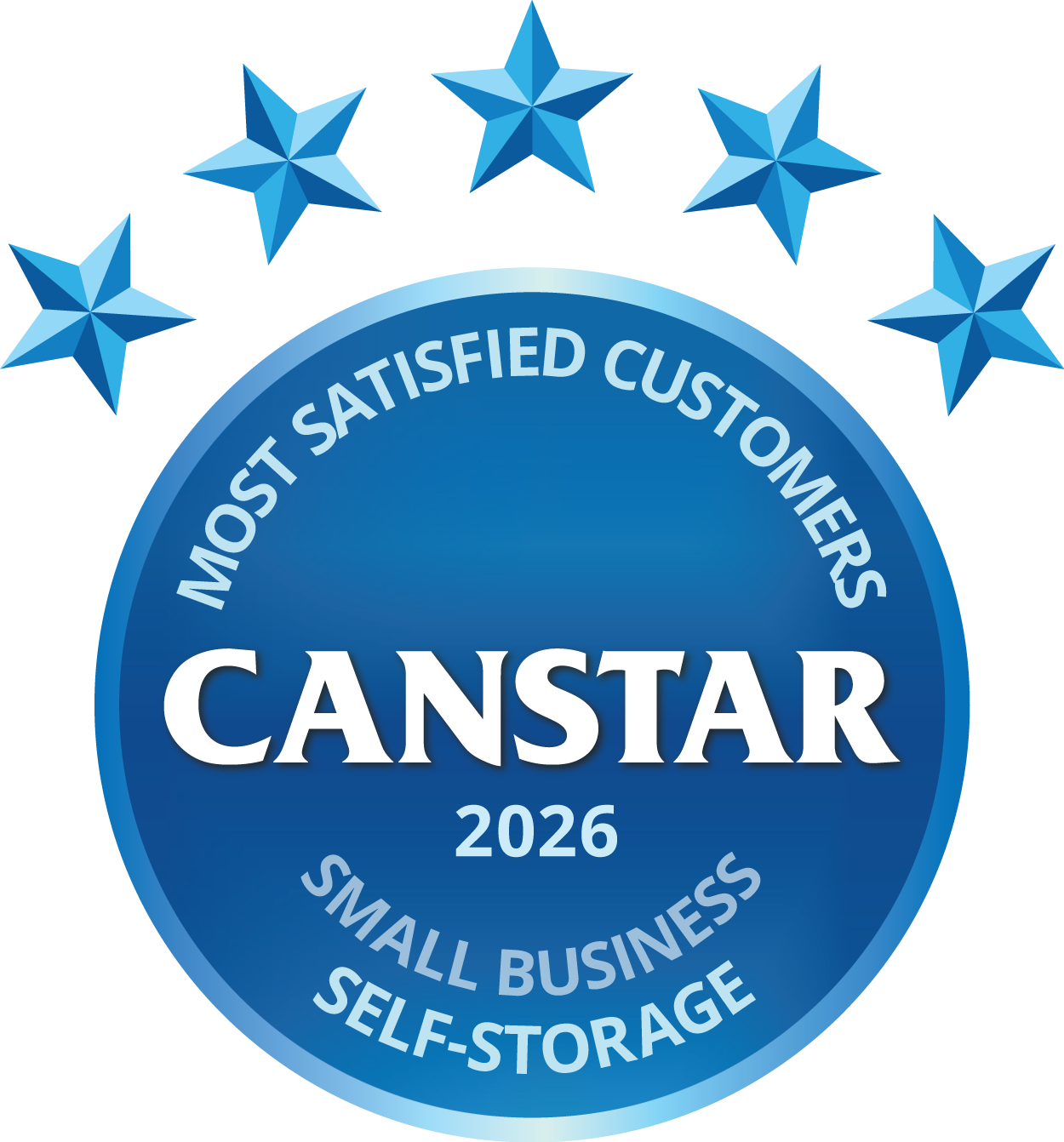 Canstar 2026 Most Satisfied Customers Awards - Self Storage