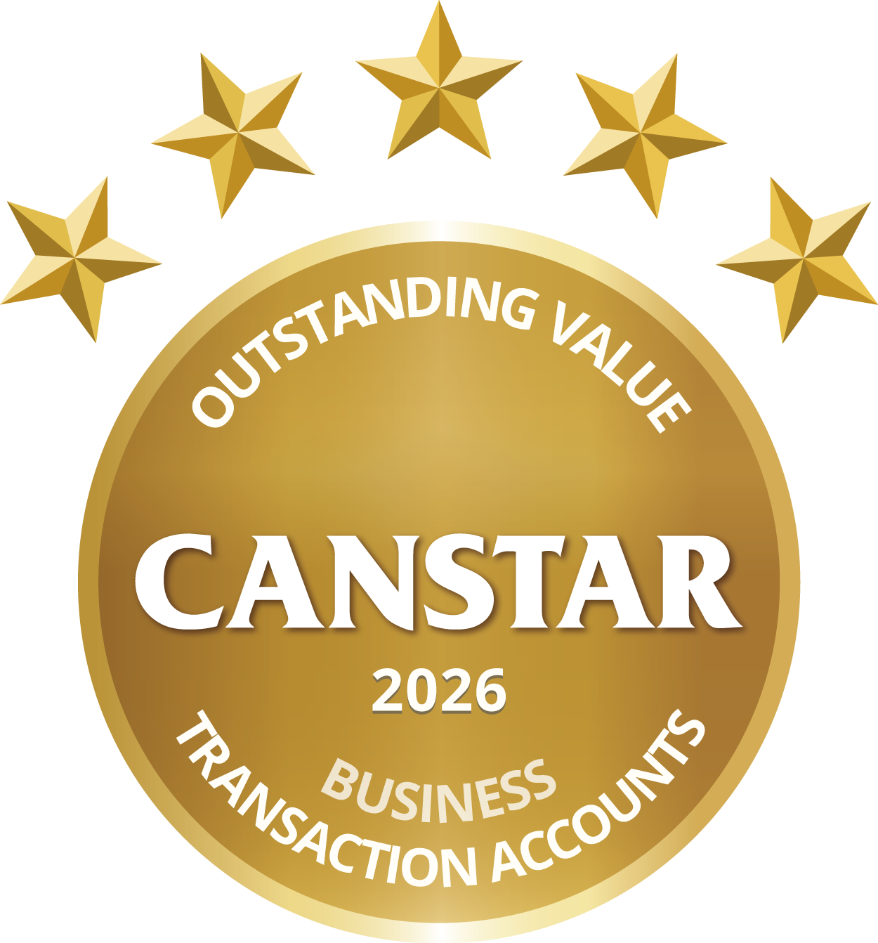 Canstar 2026 Business Transaction Accounts Award