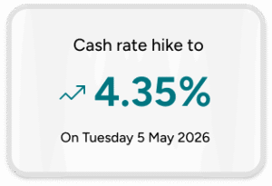 At its May 2026 meeting, the RBA chose to hike the cash rate to 4.35%.