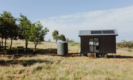 tiny house in Australian outback